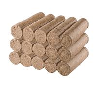 simpa Wood Fuel Briquettes 27-30kg. 100% Wood. Long Lasting Slow Burning Pack of 15 Fuel Logs