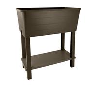 Simpa Xl Double-Tiered Raised Bed Plastic Trough Planter