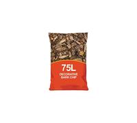 simpahome 75L Decorative Landscape Bark Spruce Wood Bark Chipping Mulch for Landscaping, Top Dressing, Paths & Play Areas.
