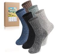 Simpcomf Thermal Socks for Women, Merino Wool Womens Socks 4-7 Warm Thick Winter Boot Bed Hiking Ladies Socks Gift 6 Pairs