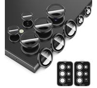 Simpeak 2 Set Camera Lens Protector Compatible with Samsung Galaxy S24 Ultra, Individual 9H Tempered Glass Camera Metal Case for S24 Ultra [Installation Tray]