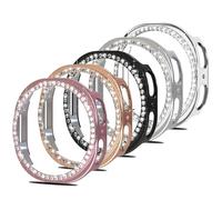 Simpeak 5-Pack Bling Case Compatible with Samsung Galaxy Watch 8 44mm Smartwatch, Crystals Diamond Frame Protector Back Cover Replacement for Galaxy Watch 8 44mm Only, (No Screen)