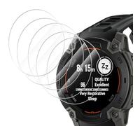 Simpeak 5 Pcs Screen Protector Compatible with Garmin Instinct E 45mm | 9H Hardness Tempered Glass Protective Film Compatible with Garmin Instinct E 45mm, Anti-Scratch, Sensitive Touch