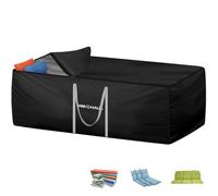 SIMPHAUS Garden Cushion Storage Bag Dustproof,420D Oxford Fabric Large Outdoor Cushion Storage Bags for Garden Cushions,Christmas Tree,Sun Lounger Cushions,Moving Home with Handle 200x80x60cm