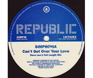 Simphonia - Can't get over your love (1989) / Vinyl Maxi Single [Vinyl 12'']