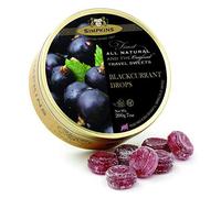 Simpkins Blackcurrant Drops Travel Sweets 200g, Pack of 6