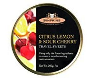 Simpkins Citrus Lemon & Sour Cherry Travel Sweets (3 Pack)