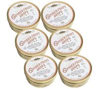 Simpkins Classic Warming Ginger Fruit Drops Travel Sweets 200g, Pack of 6, In Premier Life Store Box