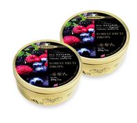 Simpkins Travel Sweets - Forest Fruits 200g - Pack of 3 Tins
