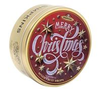 Simpkins Merry Christmas Mixed Fruit Drops - Limited Edition Travel Sweets Tin 200g
