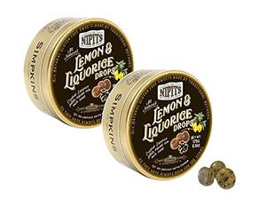 Simpkins Nipits Cherry & Liquorice Drops 2 x 175g Tin