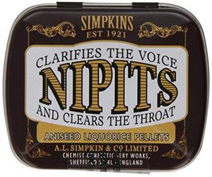 Simpkins Nipits Menthol Liquorice Pellets 12g