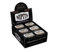 Simpkins Nipits Pure Liquorice Pellets Original 18 x Pocket-Size Tins
