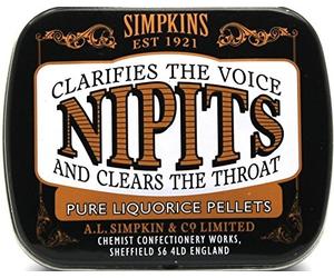 Simpkins Nipits Pure Liquorice Pellets x 6 Packs