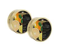 Simpkins Orange, Lemon & Grapefruit Travel Sweets 200g Tin (Pack of 2)