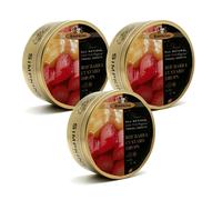 Simpkins Rhubarb & Custard Drops Travel Sweets 3 x 175g Tin