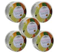 Simpkins Sugar Free Citrus Drops, Lemon Orange & Lime Travel Sweets, 150g Tin PACK OF 5