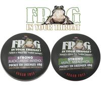 Simpkins Sugar Free Frog in Your Throat Strong Mint Menthol & Strong Blackcurrant Pocket tin Lozenges 2 x 40g TINS