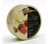 Simpkins Citrus Lemon & Sour Cherry Travel Sweets (3 Pack)