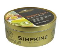 Simpkins Tropical Fruit Drops 200 g (Pack of 6)