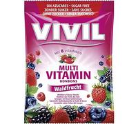 Simpkins Vivil Sugar Free Wild Berry Multi Vitamin Bon Bon 60g, Pack of 12