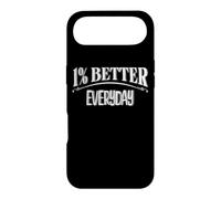simple 1% percent better everyday motivational mindset quote Case for iPhone Air