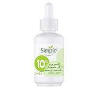 Simple 10% Ceramide Boosters and Omega Complex Face Serum - Hydrates Dry, Sensitive Skin - Deeply Nourishes and Strengthens Skin Barrier - 30ml