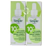 Simple 10% Ceramide Boosters & Omega Complex, Booster Serum - 30ml x 2 Bottles