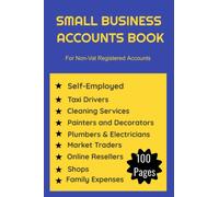 Simple accounts book tax finance accounting ledger small business C5 HMRC: 100 Page Self Employed Persons Income and Expenses Book