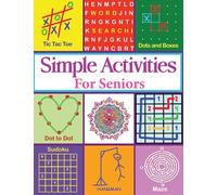 Simple Activities For Seniors: Easy Activity Puzzle Book For Dementia Patients