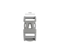 Simple adjustable loop VAUDE 15 mm Gris TU