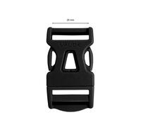 Simple adjustable loop VAUDE 25 mm Noir TU