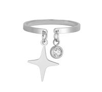 Simple Adjustable Opening Rings Star Theme Geometric Star Alloy Texture Suitable for Wedding and Parties Wear Daily Wear