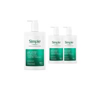 Simple Age Resist+ Facial Wash 240ml Anti Ageing Hydrating Cleanser 3 Pack