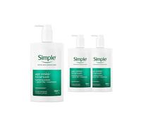 Simple Age Resist+ Facial Cleanser Anti-Ageing Hydrating Face Wash, 240ml - 3 pack