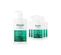 Simple Age Resist+ Facial Cleanser Anti-Ageing Hydrating Face Wash, 240ml - 6 pack