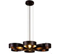 Simple American Retro Industrial Chandeliers Multi-Head Iron Ceiling Lamps V-intage Hall Decoration Adjustable Droplight 23.6" Diameter,Luxury