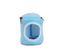 Simple And Beautiful Plush Soft Hamster House Winter Warm Bed Small Animal Lair Blue Fashion processing