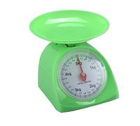 Simple and Creative 5KG Retro Round Kitchen Scale Utensils Precision Food Easy to Use Scales (Color : Green) (Green)
