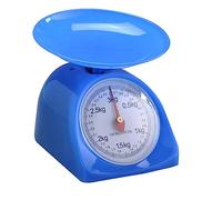 Simple and Creative 5KG Retro Round Kitchen Scale Utensils Precision Food Easy to Use Scales (Color : Green) (Onecolor)