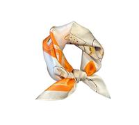Simple and fashionable silk mulberry silk small square scarf, versatile temperament scarf
