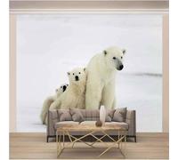 Simple Animal Polar Bear Creative 3D Wallpaper Luxury Home Dining Decor Paste Sofa Living Room The Wall for Bedroom Mural-200cm×140cm