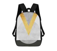 Simple Art III Backpack, 3D Printed School Bag, School Lunch Bag, Travel Backpack, Friends Backpack, School Backpack for Girls And Boys 17inch