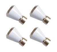 Simple Art Inspired Rod End Caps Versatile Curtain Rod Finials for Curtains Adding A Touches of Elegances to Living Space Easy Installs Curtain Caps