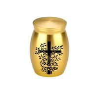 Simple Ashes Urn Memorial Jewelry Cremation Box Metal Jar Cremation Jewelry Urn Casket For Ashes Sympathy Pet Loss