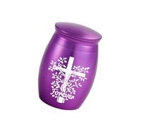 Simple Ashes Urn Memorial Jewelry Cremation Box Metal Jar Cremation Jewelry Urn Casket For Ashes Sympathy Pet Loss