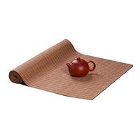 Simple Bamboo Table Runner,non-slip/Insulation/washable Tea Mat For Dining Table Teahouse Party Hotel,long 200cm/78.7in(Color:natural,Size:40×200cm)