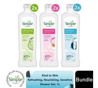 Simple Bath Liquid Refreshing 1L