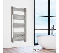 Simple Bathroom 1600X600mm Chrome Designer Straight Ladder Style Radiator