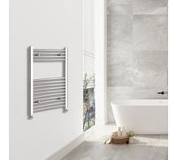 Simple Bathroom Straight Heated Towel Warmer Ladder Rail Radiator 800X600mm Chrome